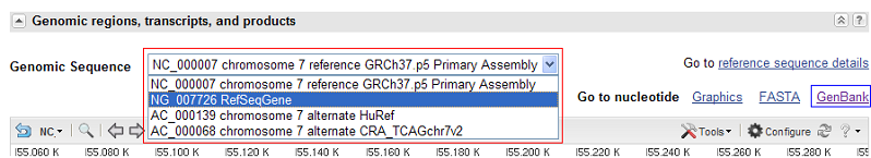 Selecting the correct GenBank file ID 